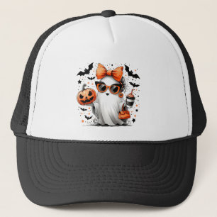 かわいい面白いハロウィーン幽霊 キャップ