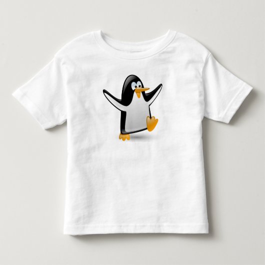 かわいい面白いペンギン トドラーTシャツ (正面)