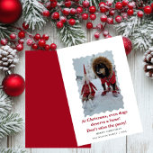 かわいい面白い犬たちからのクリスマスホリデーカード 招待状