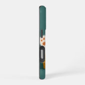 かわいい面白い猫の昼寝 iPhoneケース (右側面)