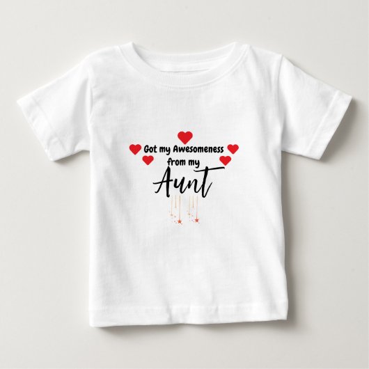 かわいい面白い私の最高さは・・・から来てます ベビーTシャツ (正面)