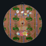 かわいい面白い赤ちゃんライオンキング：ハクナマタタデザイン ダーツボード<br><div class="desc">かわいいユーモアあふれるベイビーライオンキング：ハクナマタタ</div>