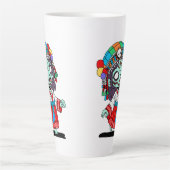 かわいい韓国ゾンビ カフェラテマグ (正面)