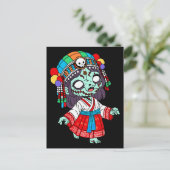 かわいい韓国ゾンビ ポストカード (スタンド正面)