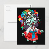 かわいい韓国ゾンビ ポストカード (正面/裏面)