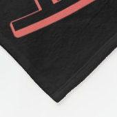 かわいい韓国猫食べのバーベキューアニメ フリースブランケット (角)