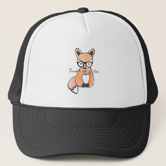 かわいい頭が切れるキツネ キャップ (正面)