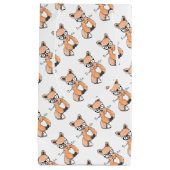 かわいい頭が切れるキツネ スモールペーパーバッグ (正面)