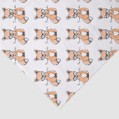 かわいい頭が切れるキツネ 薄葉紙 (詳細)