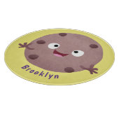 かわいい頭が切れるチョコレートチップクッキー漫画 カッティングボード (角)