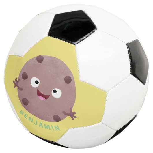 かわいい頭が切れるチョコレートチップクッキー漫画 サッカーボール (3/4)