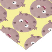 かわいい頭が切れるチョコレートチップクッキー漫画 ショートテーブルランナー (コーナー)