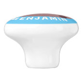 かわいい頭が切れるチョコレートチップクッキー漫画 セラミックノブ (側面)