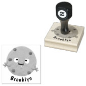 かわいい頭が切れるチョコレートチップクッキー漫画 ラバースタンプ (押印)