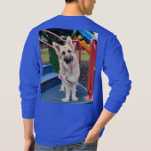 かわいい頭の傾げ方 Tシャツ (裏面)