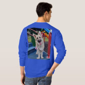かわいい頭の傾げ方 Tシャツ (裏面フル)