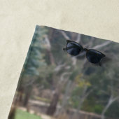 かわいい顔おもしろいカンガルーかわいい動物 ビーチタオル (インサイチュ)