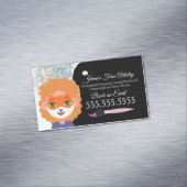 かわいい顔のペイント フェイスペインター ピエロ マグネット名刺 (インサイチュ)