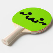 かわいい顔グリーン卓球ラケット 卓球ラケット (正面アングル)