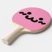 かわいい顔ライトピンク卓球ラケット 卓球ラケット (正面アングル)