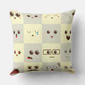 かわいい顔 クッション (裏面)