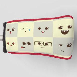 かわいい顔 ゴルフヘッドカバー