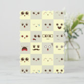 かわいい顔 サンキューカード (スタンド正面)