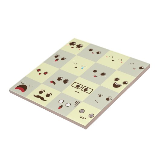 かわいい顔 タイル (側面)