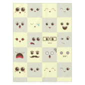 かわいい顔 テーブルクロス (正面)