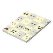 かわいい顔 ノートパッド (回転)