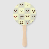 かわいい顔 ハンドファン (裏面)
