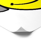 かわいい顔(ヘッドフォン付) ポスター (角)