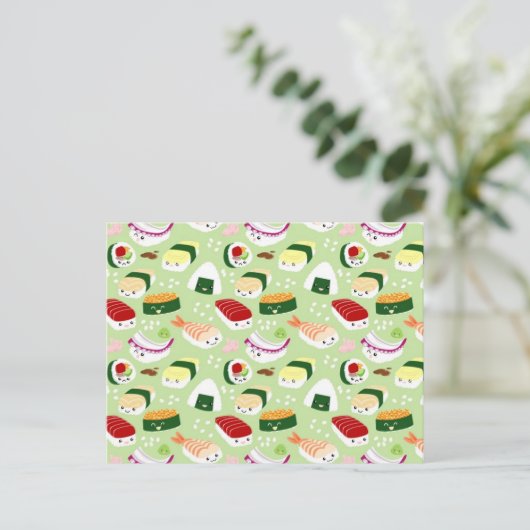 かわいい顔 ポストカード (スタンド正面)