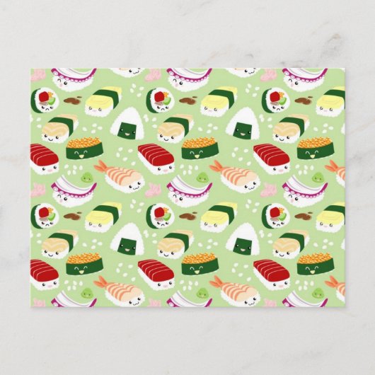 かわいい顔 ポストカード (正面)