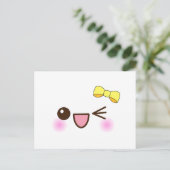 かわいい顔! ポストカード (スタンド正面)