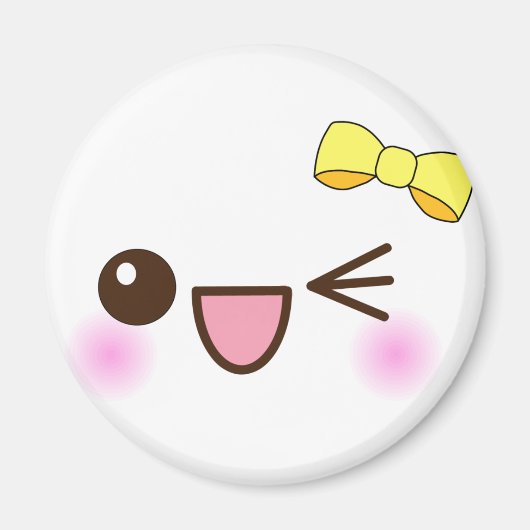 かわいい顔! マグネット (正面)