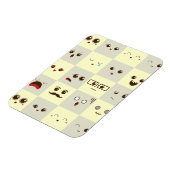 かわいい顔 マグネット (左側)