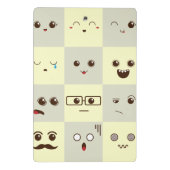 かわいい顔 ミニクリップボード (裏面)