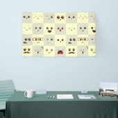 かわいい顔 横断幕 (トレードショー)