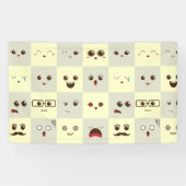 かわいい顔 横断幕 (横)