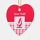 かわいい顕微鏡 セラミックオーナメント (左)