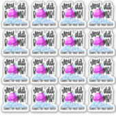 かわいい風呂爆弾ありがとうオーダービジネス シール (正面)