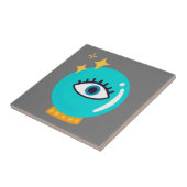 かわいい風変わりサードアイクリスタルボール タイル (側面)