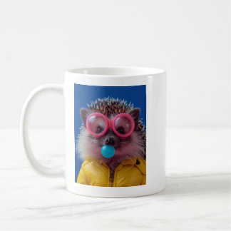 かわいい風船ガムハリネズミ ビー・カインド モチベーション コーヒー コーヒーマグカップ