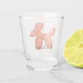 かわいい風船犬サンダーコーブ ショットグラス (裏面)