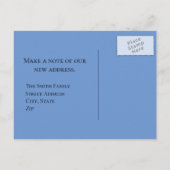 かわいい風車コテージホーム住所の変更 案内ポストカード (裏面)