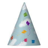 かわいい飛んでいるキートキッズタイムフライ誕生日 パーティーハット (左)