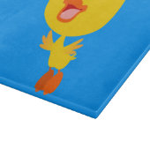 かわいい飛んでいるマンガのアヒルのカット盤 カッティングボード (角)