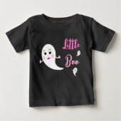 かわいい飛んでいる幽霊 ベビーTシャツ (正面)