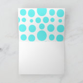 かわいい飛んでいる豚誕生日カード カード (内部)